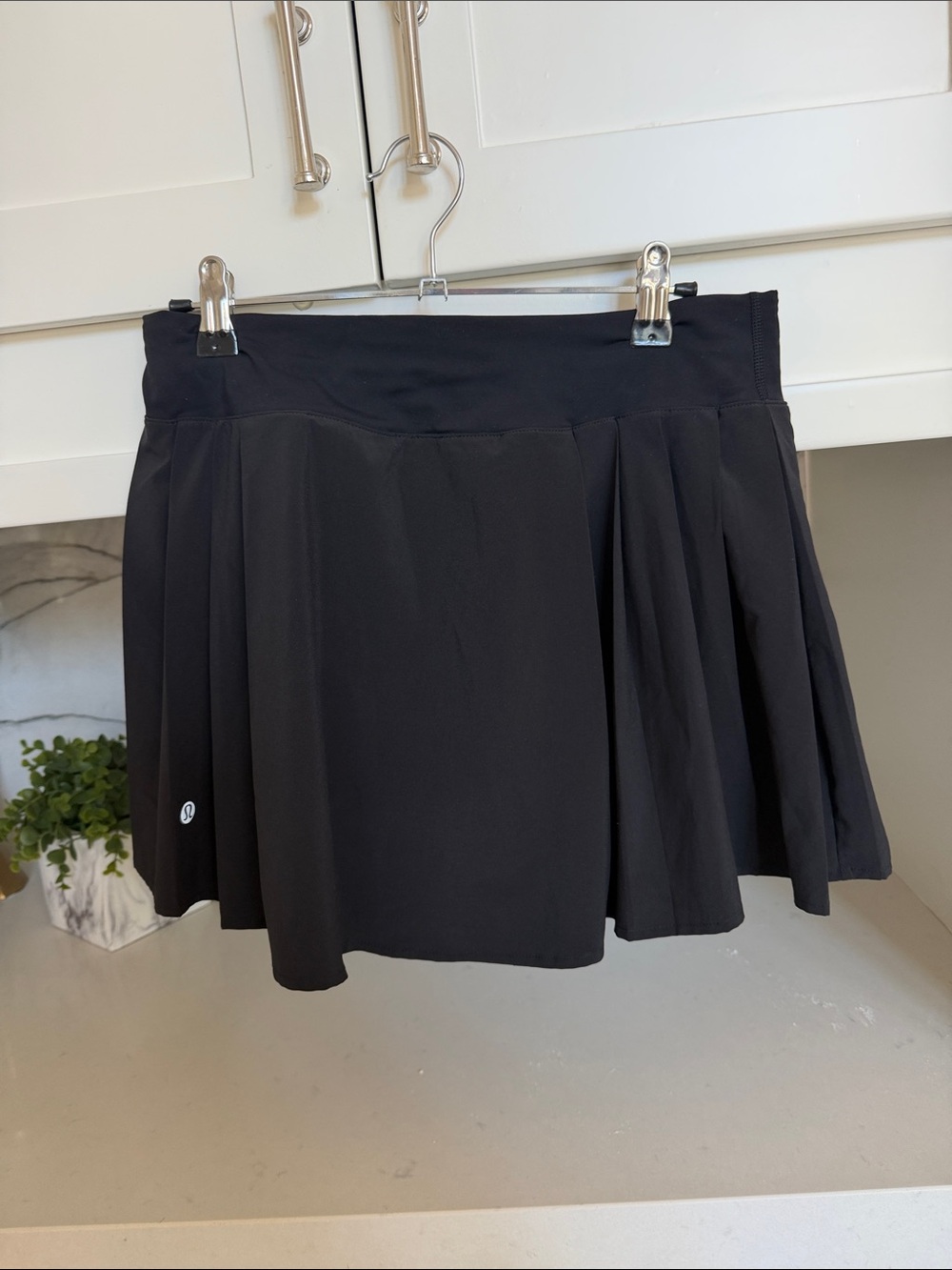 lululemon Black Pleated Tennis Skort